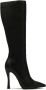 Kazar Black leather high-heeled boots - Thumbnail 1