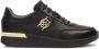 Kazar Zwarte leren sneakers versierd met gouden elementen Black Dames - Thumbnail 1