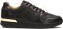 Kazar Black leather sneakers on a white sole - Thumbnail 3