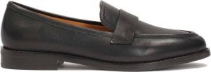 Kazar Black loafers in minimal style
