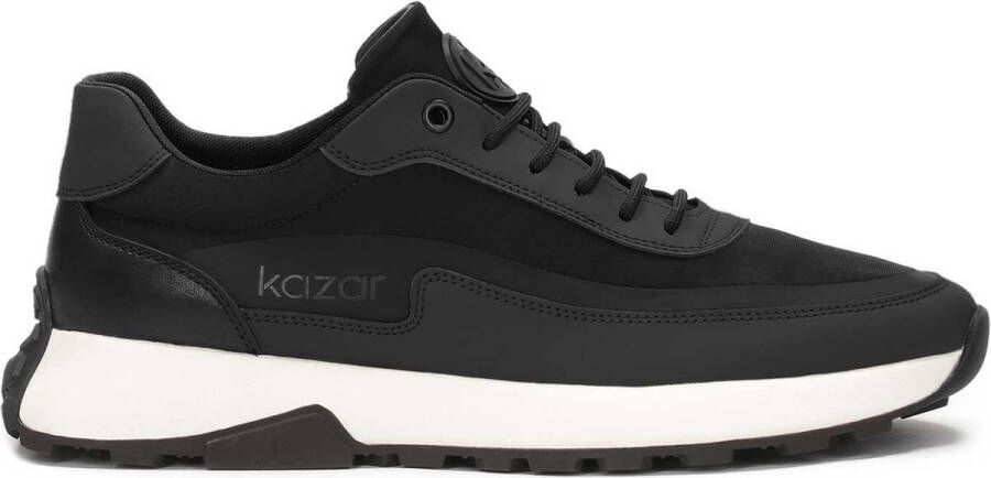 Kazar Black men's sneakers on a comfortable sole
