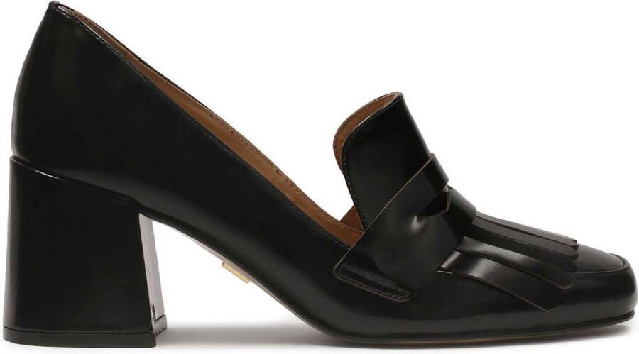 Kazar Zwarte pumps met kwastjes en een brede hak Black Dames