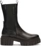 Kazar Zwarte slip-on Chelsea-laarzen op klavertjeszool Black Dames - Thumbnail 3