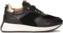 Kazar Zwarte sneakers op een verhoogde witte zool Black Dames - Thumbnail 1