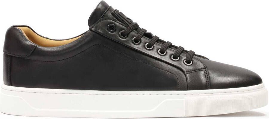 Kazar Zwarte sneakers op een witte zool Black Heren
