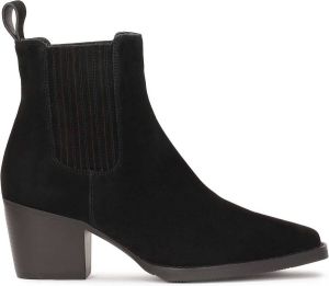 Kazar Black suede boots without buckle