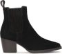 Kazar Black suede boots without buckle - Thumbnail 1