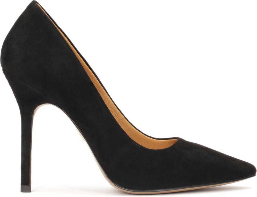 Kazar Black suede stilettos