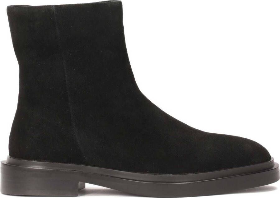 Kazar Black suede zip-up boots