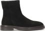 Kazar Black suede zip-up boots - Thumbnail 1