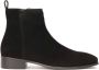 Kazar Black suede zip-up boots - Thumbnail 1