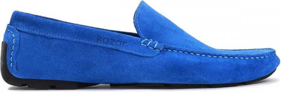 Kazar Blauwe mocassins voor heren Blue Heren