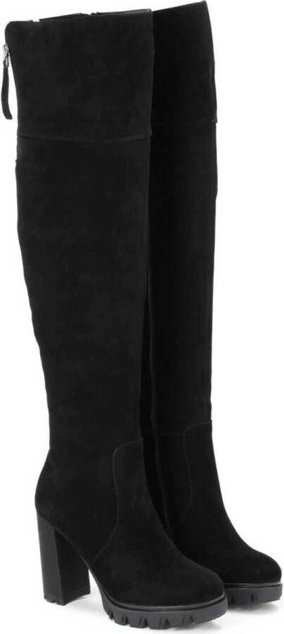 Kazar Dames zwarte hoge laarzen Black Dames