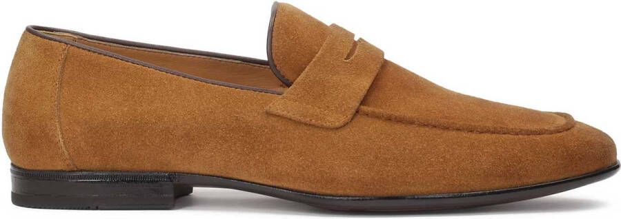 Kazar Brown suede loafers