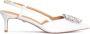 Kazar Trouwpumps met grote sierlijke decoratie White Dames - Thumbnail 1