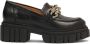 Kazar Casual platte schoenen op een chunky zool met een metalen decoratie Black Dames - Thumbnail 1