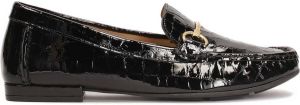 Kazar Classic moccasins in embossed patent leather