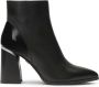 Kazar Classic pointed-toe boots with lacquered elements - Thumbnail 2