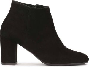 Kazar Classic suede boots with a wide heel