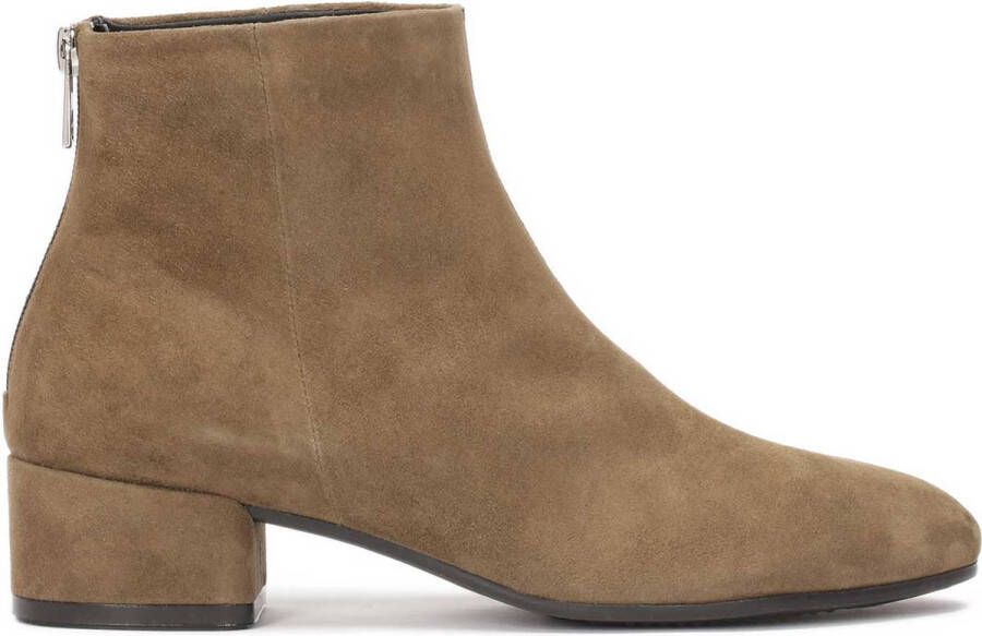 Kazar Classic suede boots with low heel