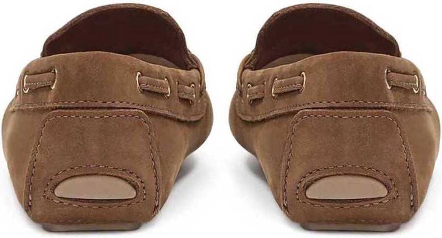 Kazar Comfortabele nubuck slip-on mocassins voor dame