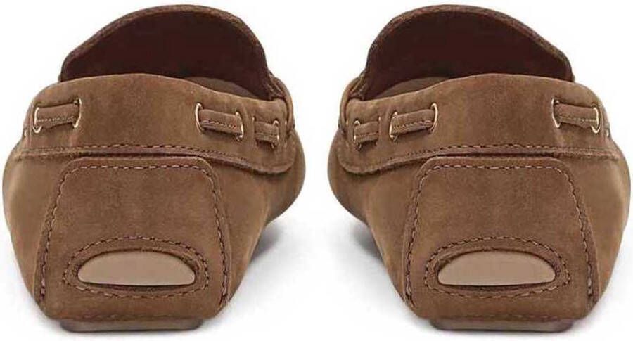 Kazar Comfortabele nubuck slip-on mocassins voor dame