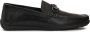 Kazar Comfortabele zwarte mocassins met metalen staaf Black Heren - Thumbnail 1