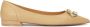 Kazar Comfortabele pumps met metalen versiering in gouden kleur Brown Dames - Thumbnail 1