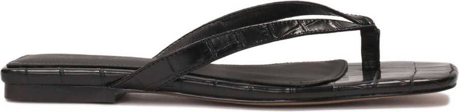 Kazar Comfortable slides on a flat sole