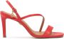 Kazar Czerwone sandały z ukośnym paskiem|61311-01-04|38 - Thumbnail 5