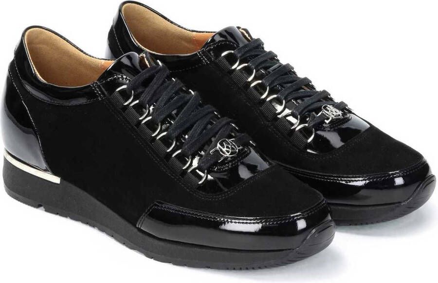 Kazar Dames zwarte sneakers Black Dames
