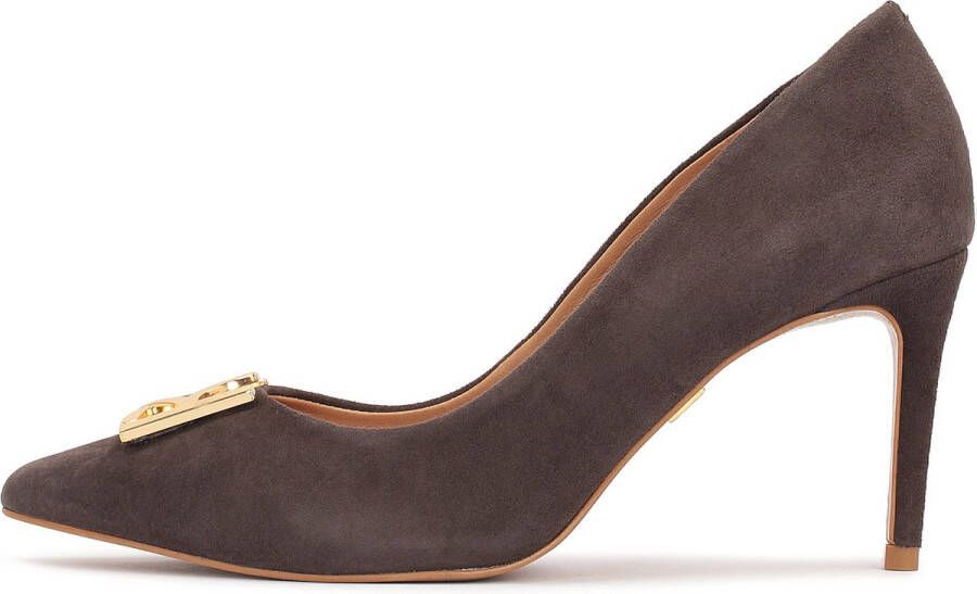 Donkerbruine pumps cheap