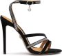 Kazar Elegant sandals with crystals on a high stiletto heel - Thumbnail 1