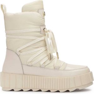 Kazar Fashionable snow boots in beige color