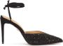 Kazar Flat laced pumps with an open heel - Thumbnail 1