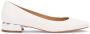 Kazar Platte witte leren pumps White Dames - Thumbnail 1