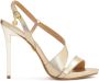 Kazar Gouden leren sandalen met hak Yellow Dames - Thumbnail 1