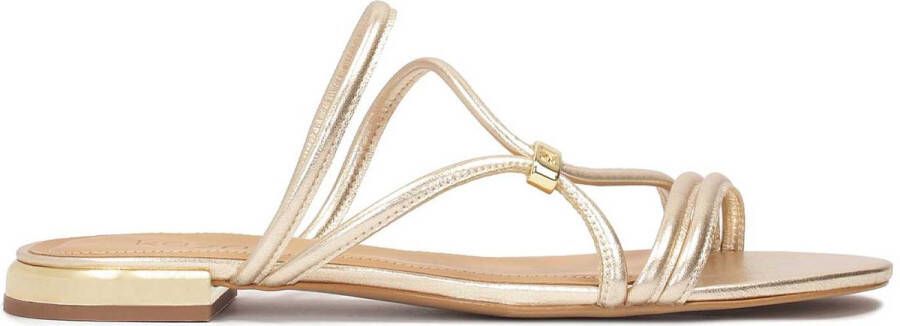 Kazar Gold mules that can be worn as sandals