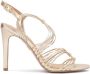 Kazar Gouden stiletto sandalen met dunne bandjes Yellow Dames - Thumbnail 1