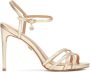 Kazar Gouden sandalen met gevlochten bandjes Yellow Dames - Thumbnail 1