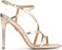 Kazar Gouden sandalen voor dames op een slanke stiletto - Thumbnail 1