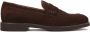 Kazar Bruine Suède Loafers met Blauwe Accenten Brown Heren - Thumbnail 1
