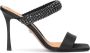 Kazar Elegante Zirkoonversierde Hoge Hak Muiltjes Black Dames - Thumbnail 1