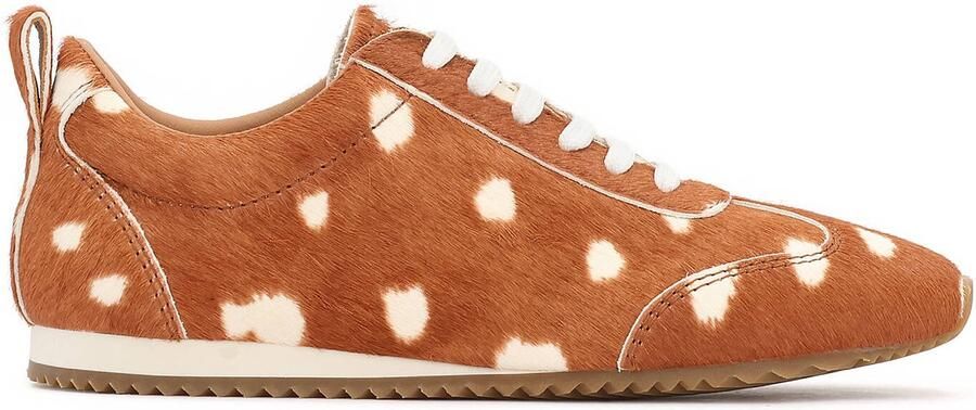 Kazar Animal pattern bristle sneakers