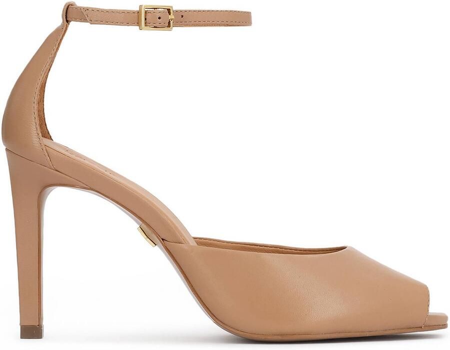 Kazar Beige sandals with square toe