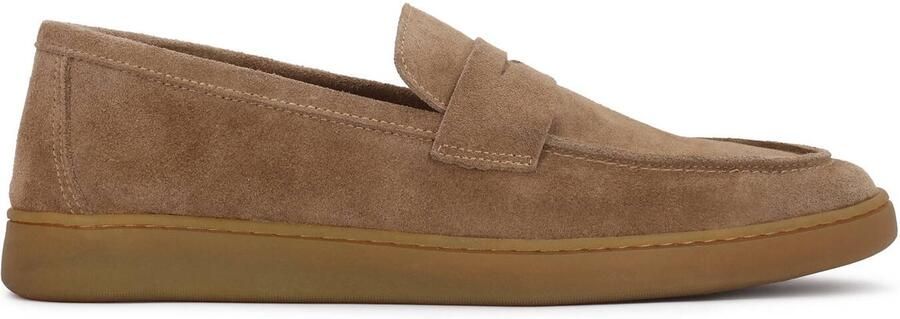 Kazar Beige suede sneakers in loafers style