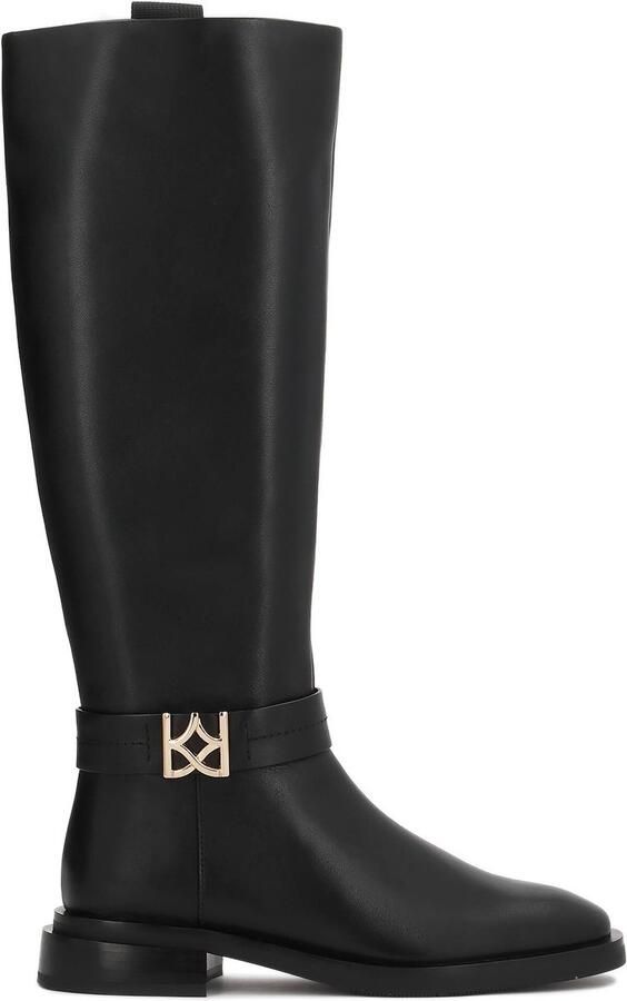 Kazar Zwarte laarzen met logodetail