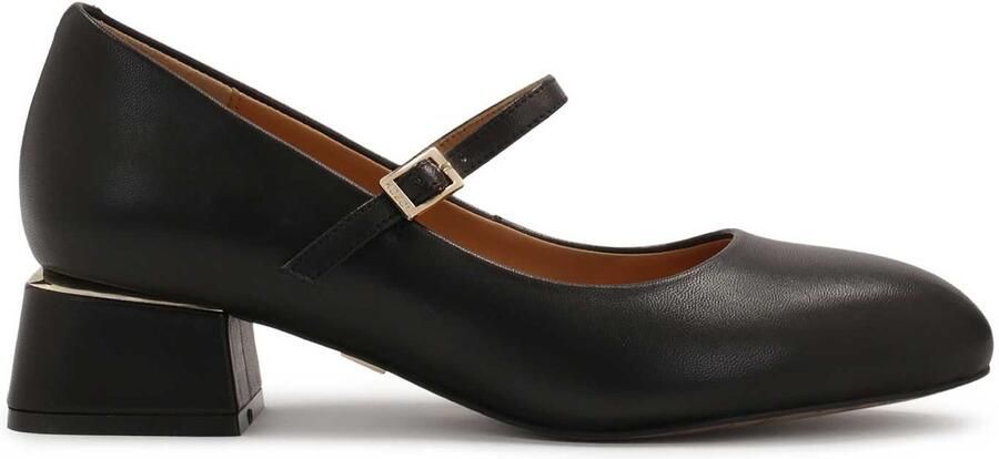 Kazar Zwarte Mary Jane pumps met bandjes Siona