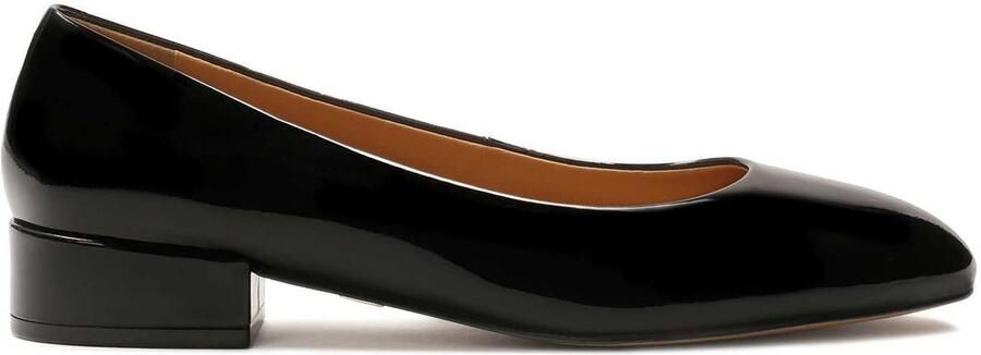 Kazar Black patent leather pumps