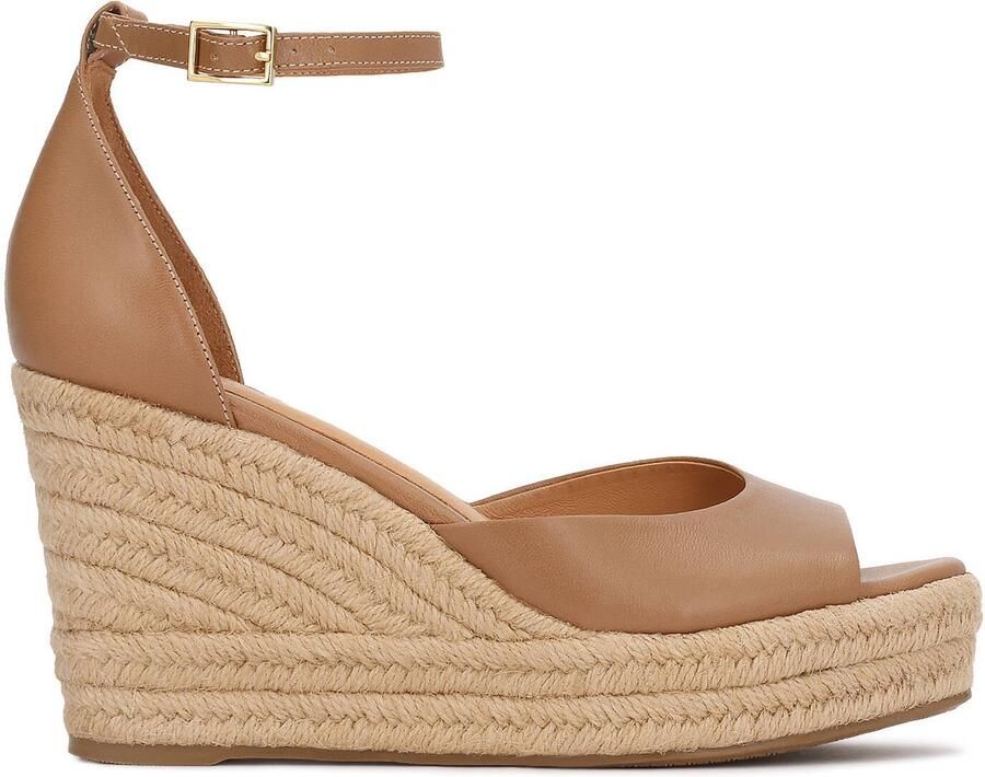 Kazar Brown sandals with an anchor decorated with a string